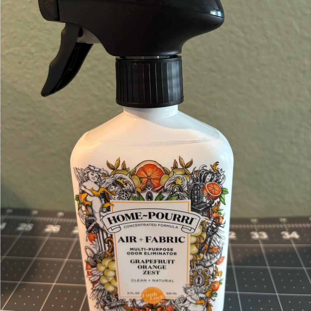Home-Pourri Air and Fabric Spray. Grapefruit zest. Qvc